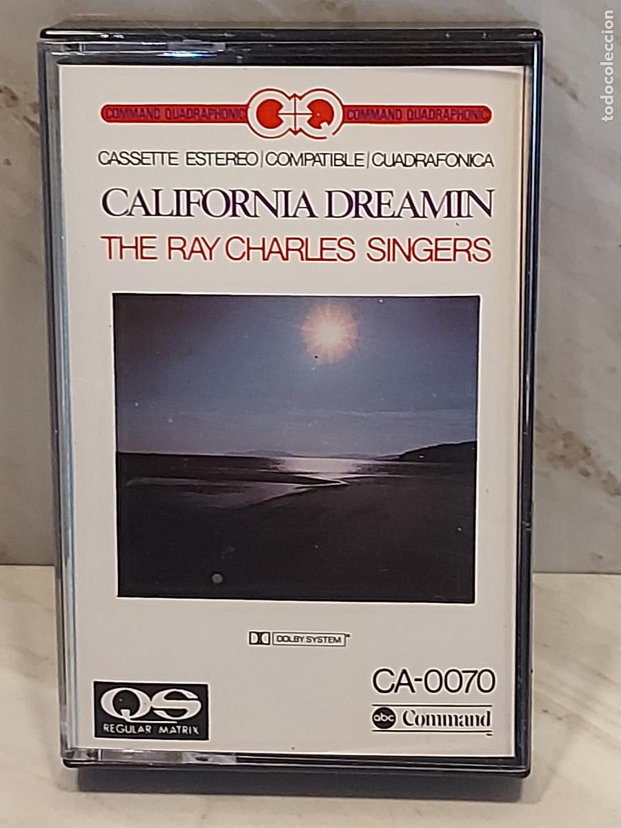 Casetes antiguos: RAY CHARLES SINGERS | CALIFORNIA DREAMIN | MC-ABC COMMAND CA-0070 | ESPA&Ntilde;A 1976 | CUADRAF&Oacute;NICA