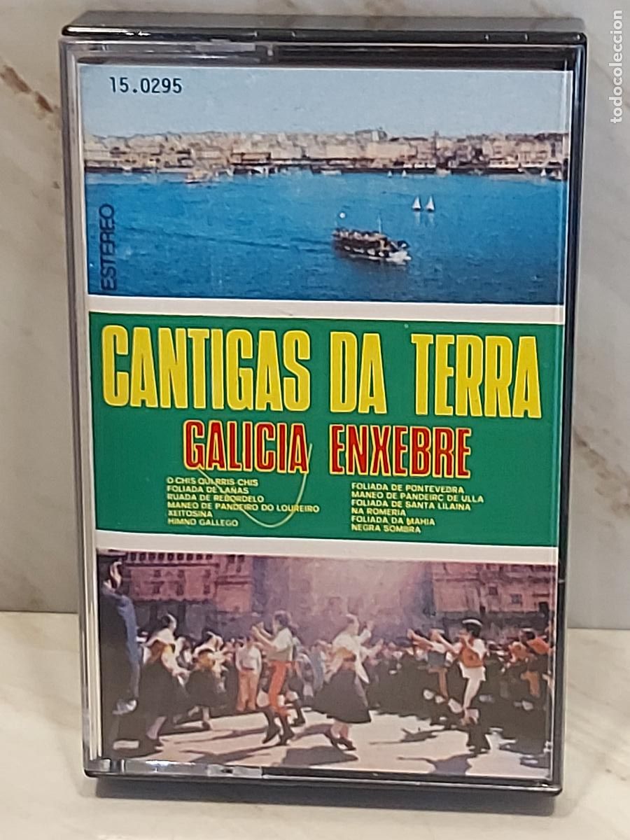 Casetes antiguos: C&Aacute;NTIGAS DA TERRA | GALICIA ENXEBRE | MC-DIAMANTE 15.0295 | ESPA&Ntilde;A 1987 | DE LUJO