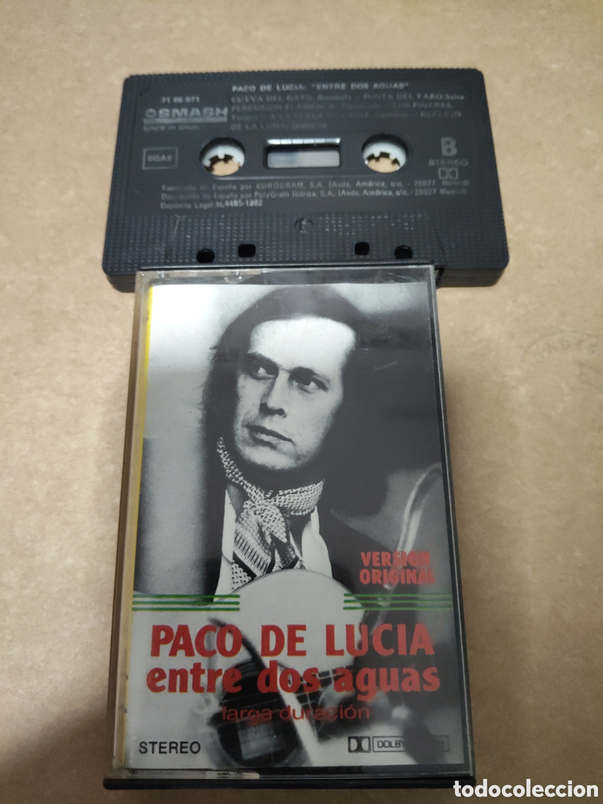 Casetes antiguos: casete original de Paco de Luc&iacute;a - Entre Dos Aguas