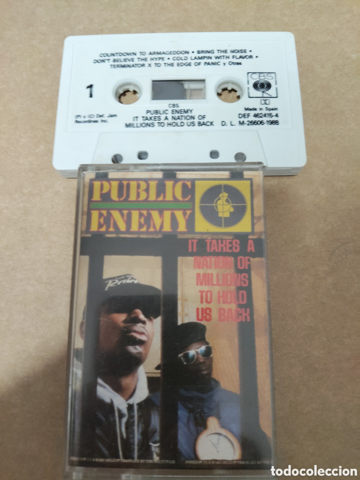 Casetes antiguos: cassette original de Public Enemy - It Takes a Nation of Millions to Hold Us Back