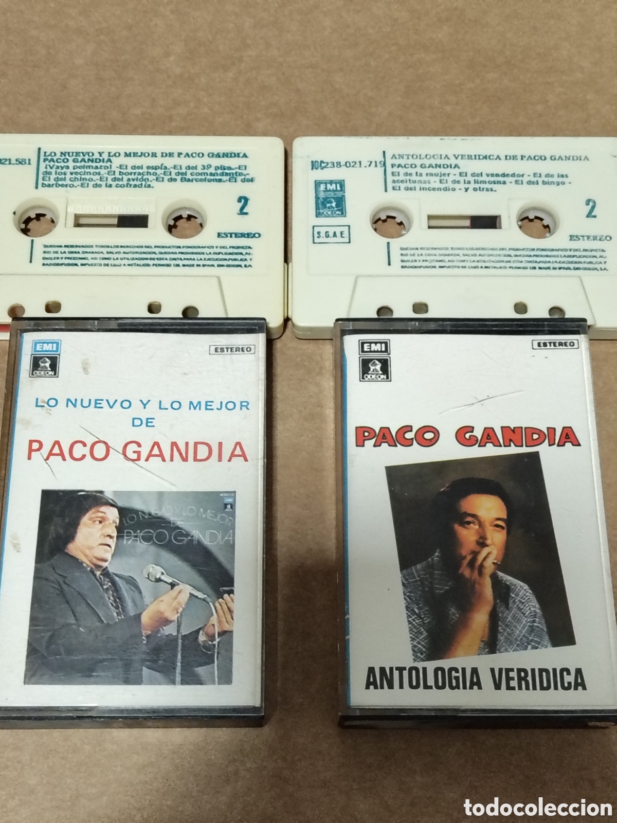 Casetes antiguos: Dos cassettes de Paco Gandia