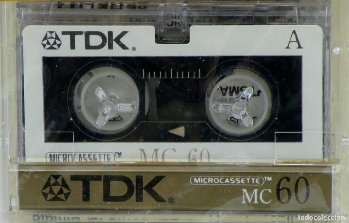 Casetes antiguos: PACK DE 3 MICROCASSETTES MC60 TDK PRECINTADAS - Foto 2