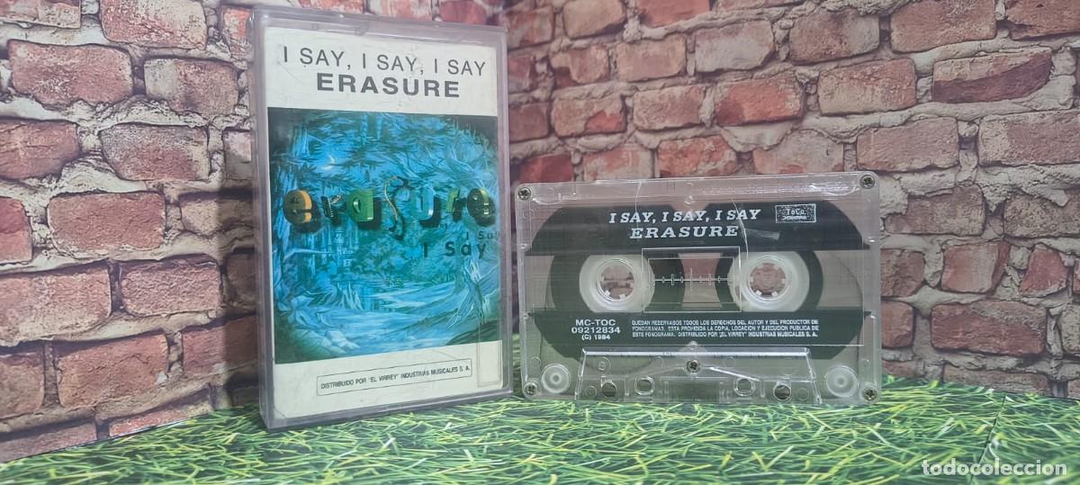 Casetes antiguos: Erasure &rdquo; I Say, I Say, I Say&rdquo; Cassette edicion peruana