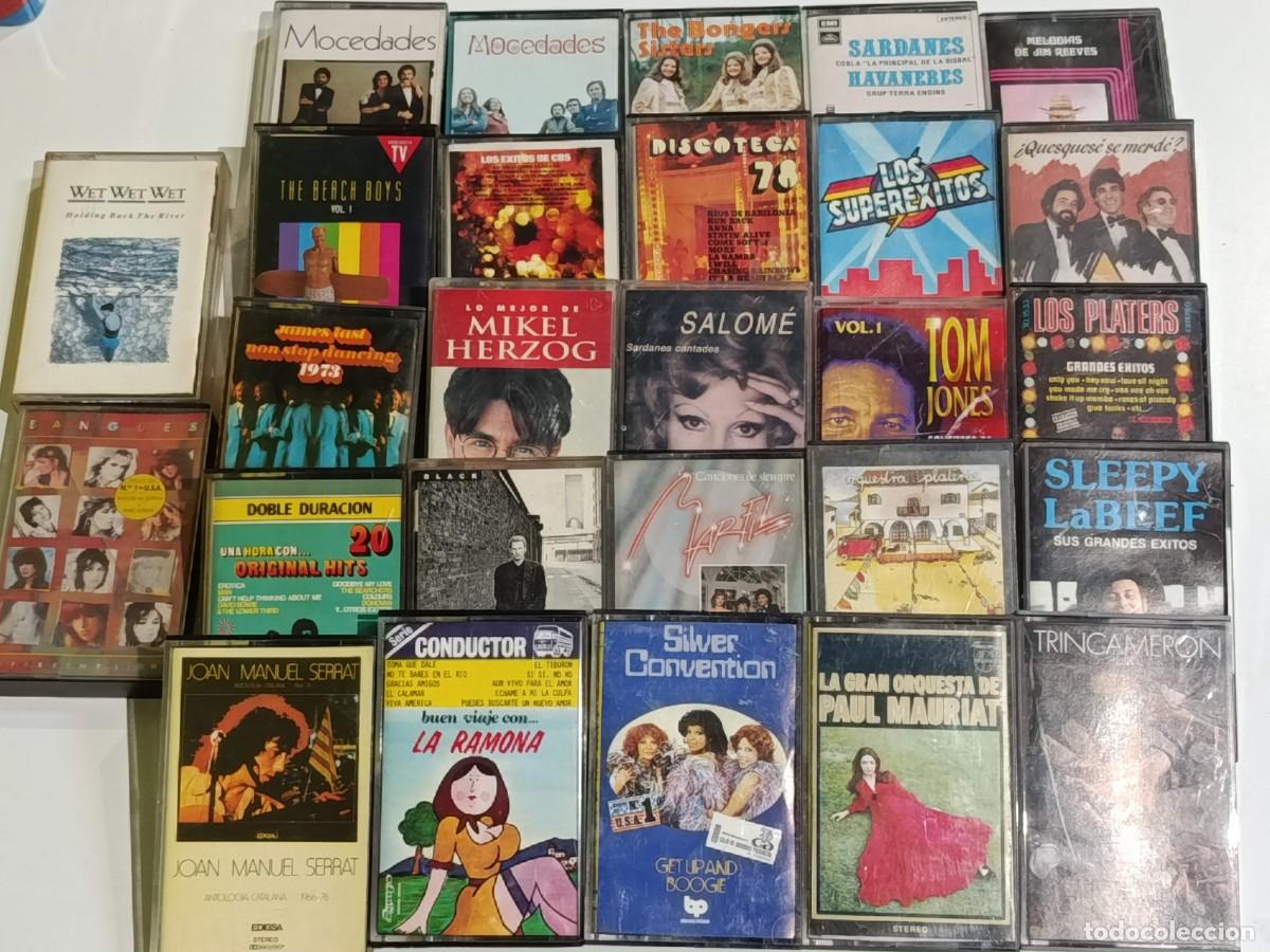 Casetes antiguos: Lote 23 cassette variado