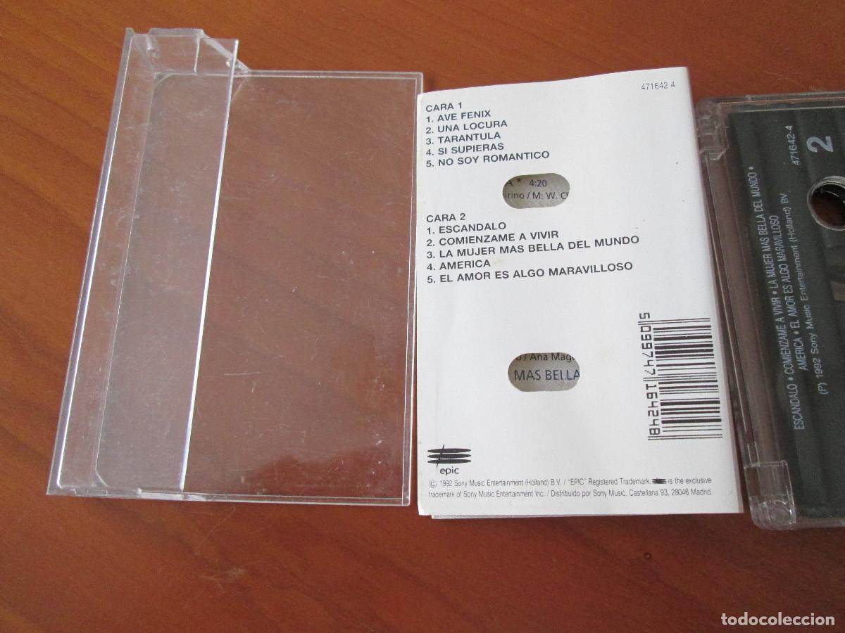 Casetes antiguos: RAPHAEL - AVE FENIX - CASETE EPIC 1992 - 10 TEMAS - Foto 2