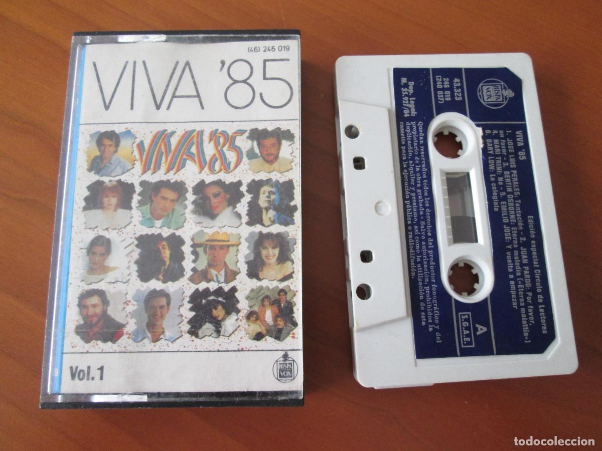 Casetes antiguos: VIVA 85 - CASETE HISPAVOX 1984 - 12 TEMAS