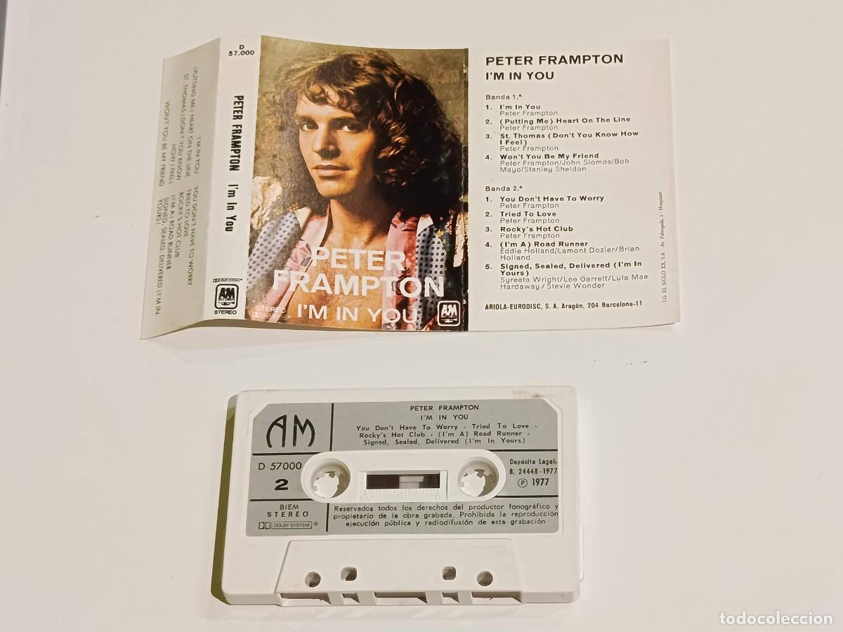 Casetes antiguos: Cassette Peter Frampton Im in you - Foto 2