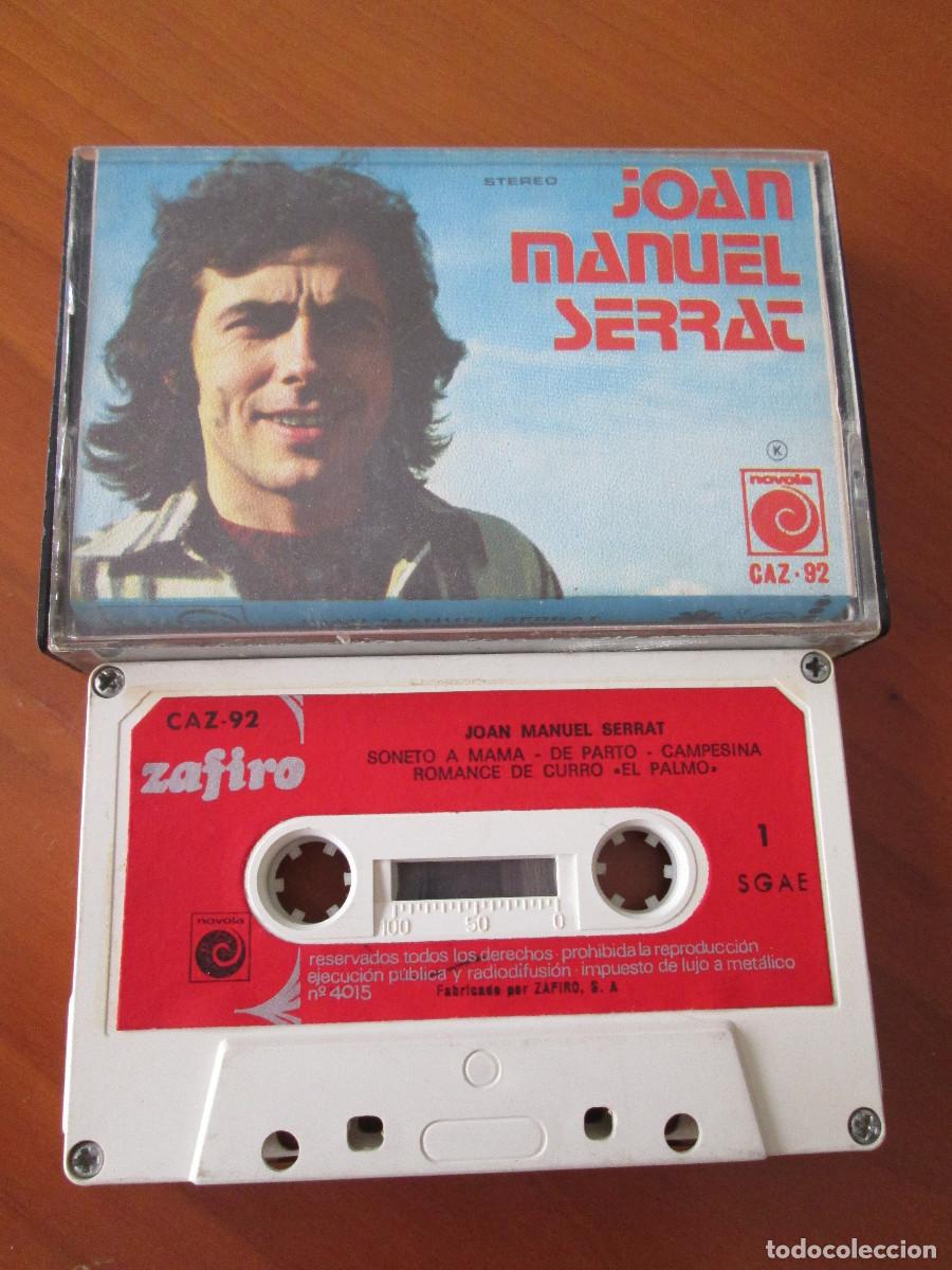 Casetes antiguos: JOAN MANUEL SERRAT - CASETE ZAFIRO 1974 - 9 TEMAS
