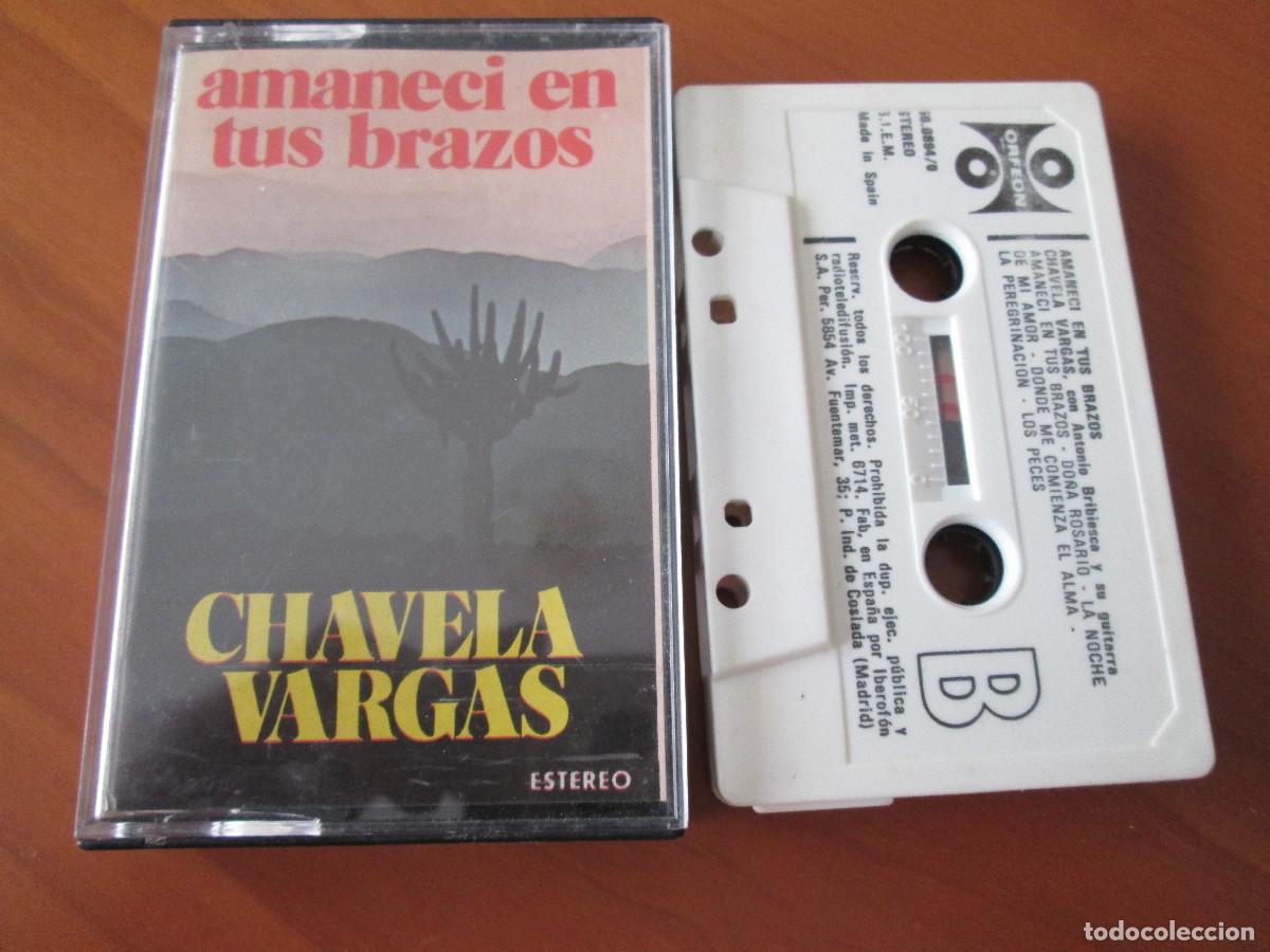 Casetes antiguos: CHAVELA VARGAS - AMANECI EN TUS BRAZOS - CASETE ORFEON - 1973 - 10 TEMAS