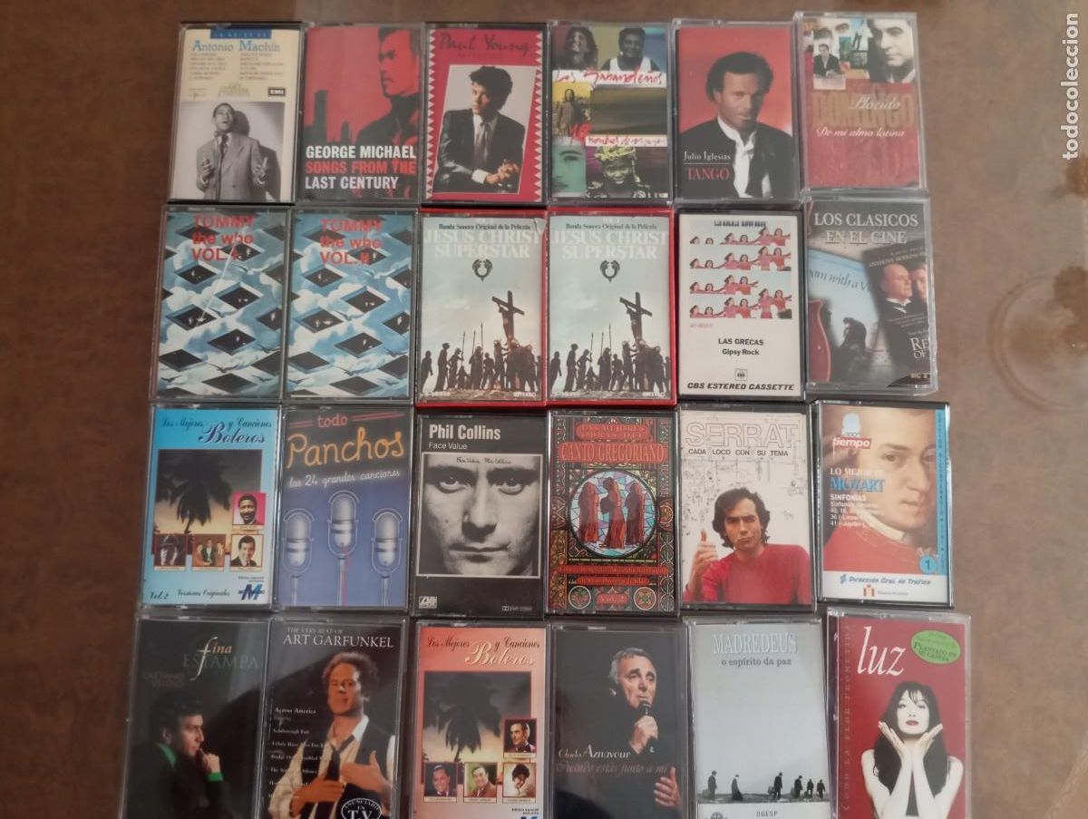 Cassette antiche: 24 CINTAS DE CASETES MUY VARIADOS