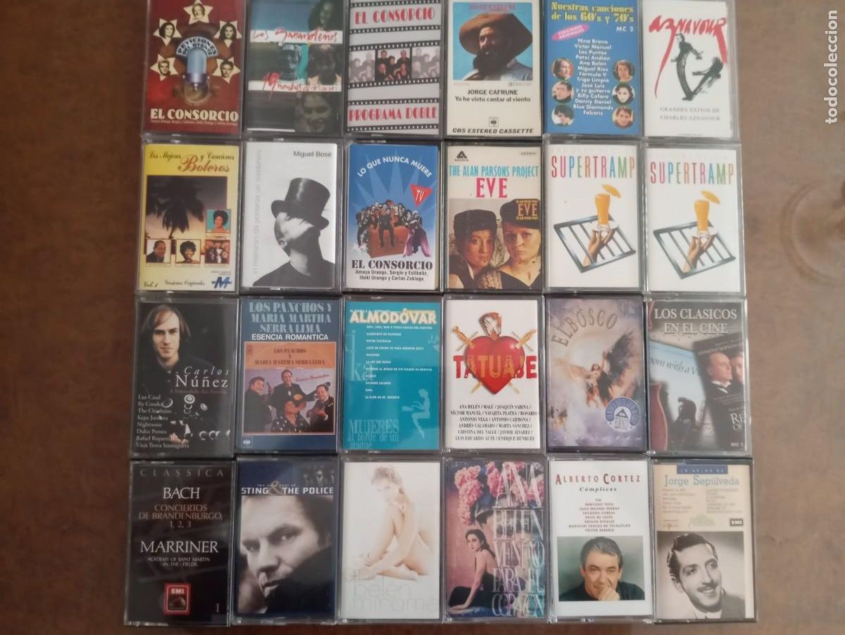 Casetes antiguos: 24 CINTAS DE CASETES MUY VARIADOS (2)