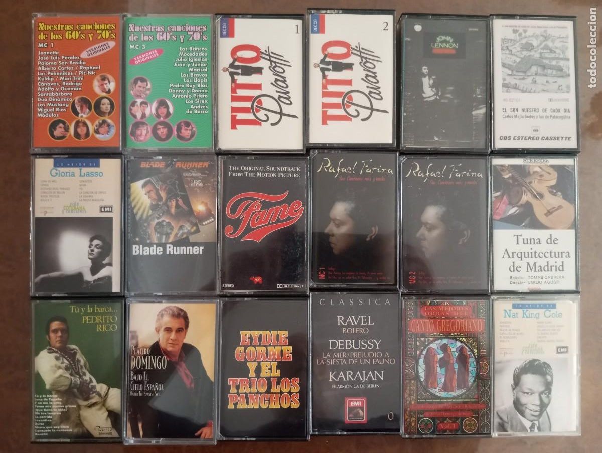 Old Cassettes: 18 CINTAS DE CASETES MUY VARIADOS (2)