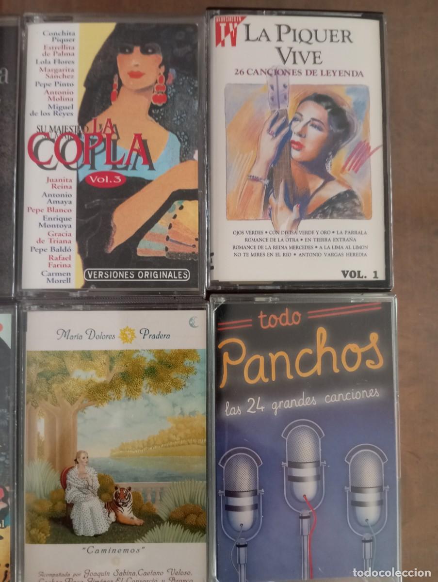 Casetes antiguos: 12 CINTAS DE CASETES DE COPLAS - Foto 4