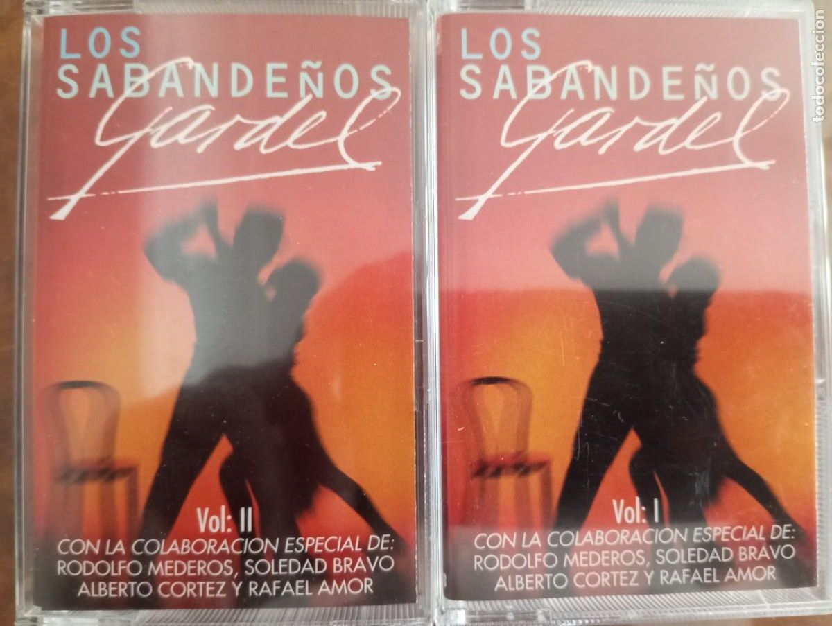 Casetes antiguos: LOS SABANDE&Ntilde;OS, GARDEL DOS CINTAS - Foto 1