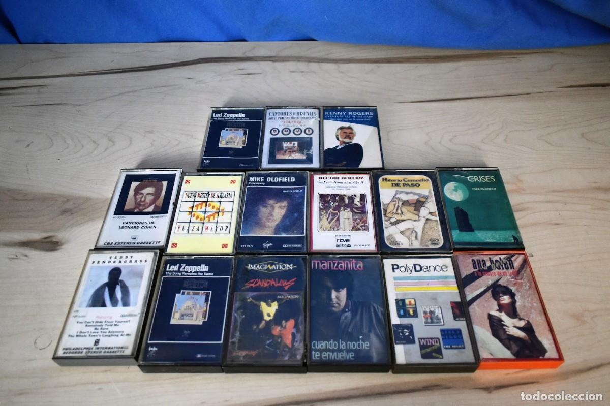 Casetes antiguos: Lote de 15 cintas de cassette variados