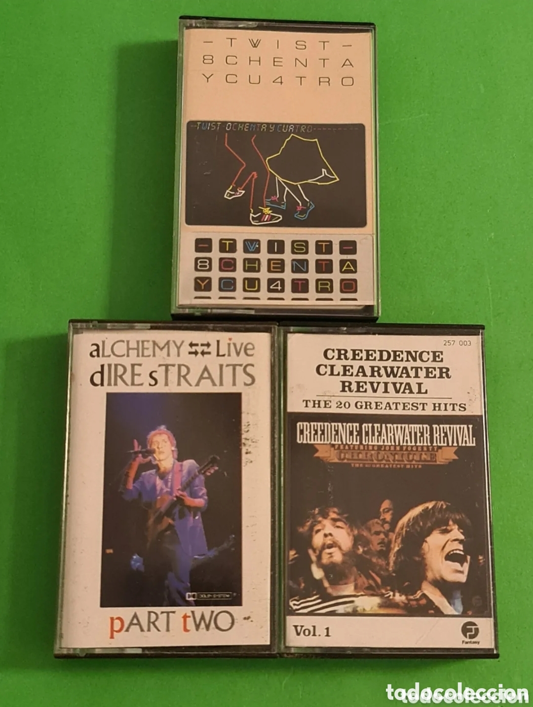 Cassette antiche: Lote de tres Casetes. Dire Straits / Creedence Clearwater revival vol 1