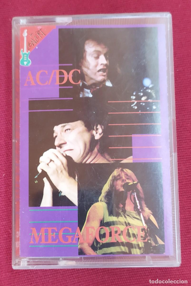 Casetes antiguos: casette AC DC Megaforce. En directo. No oficial