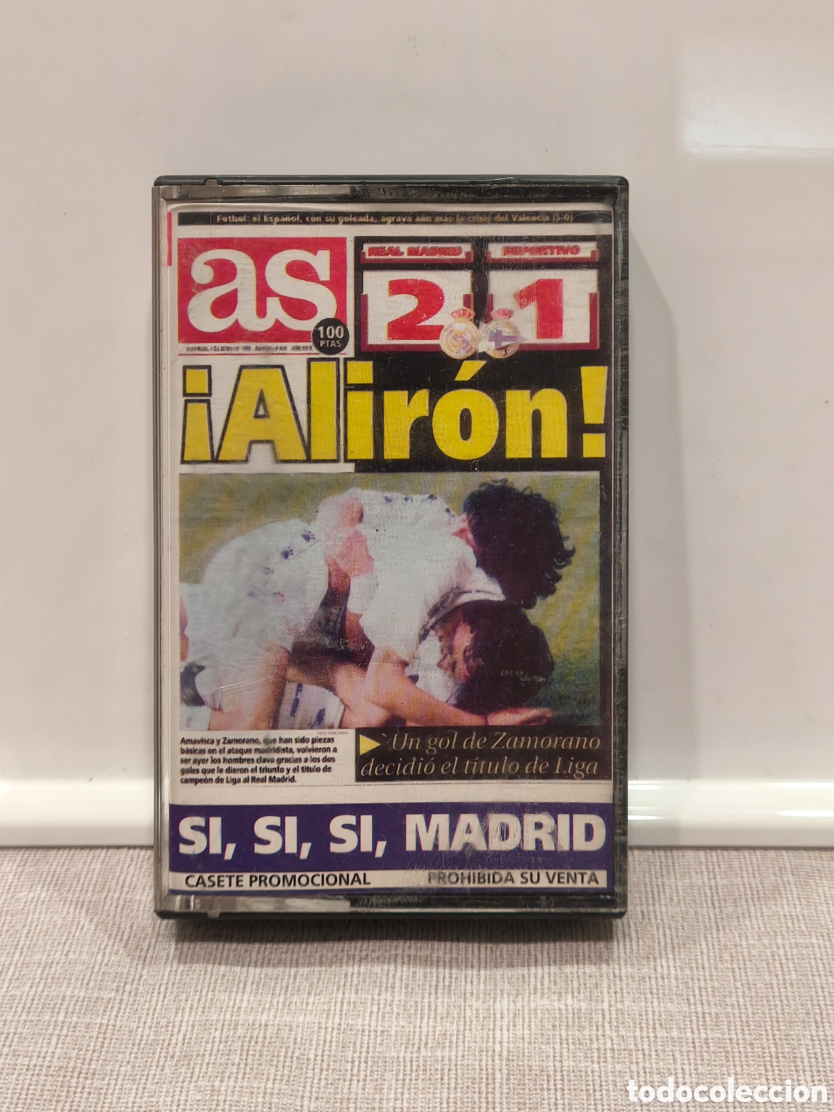 Casetes antiguos: Cassette promoci&oacute;n Real Madrid Club de F&uacute;tbol