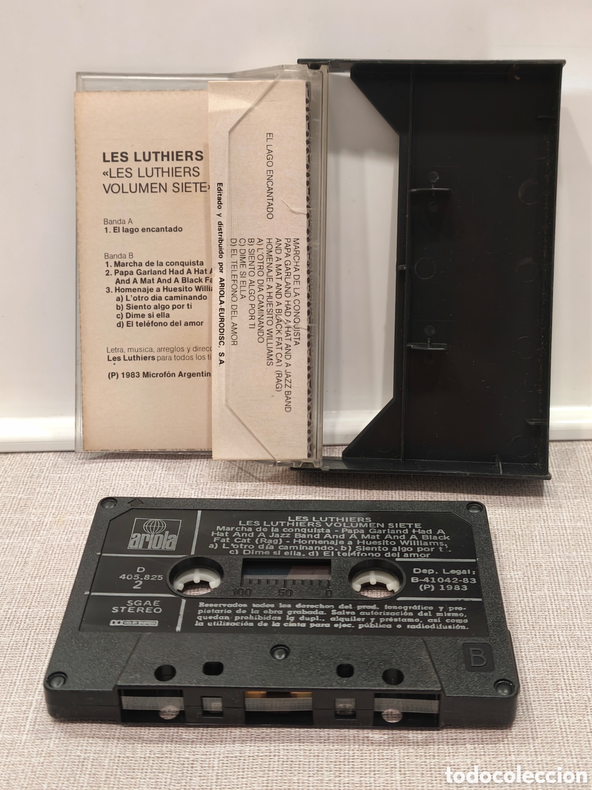 Casetes antiguos: Les Luthiers cinta de cassete - Foto 3