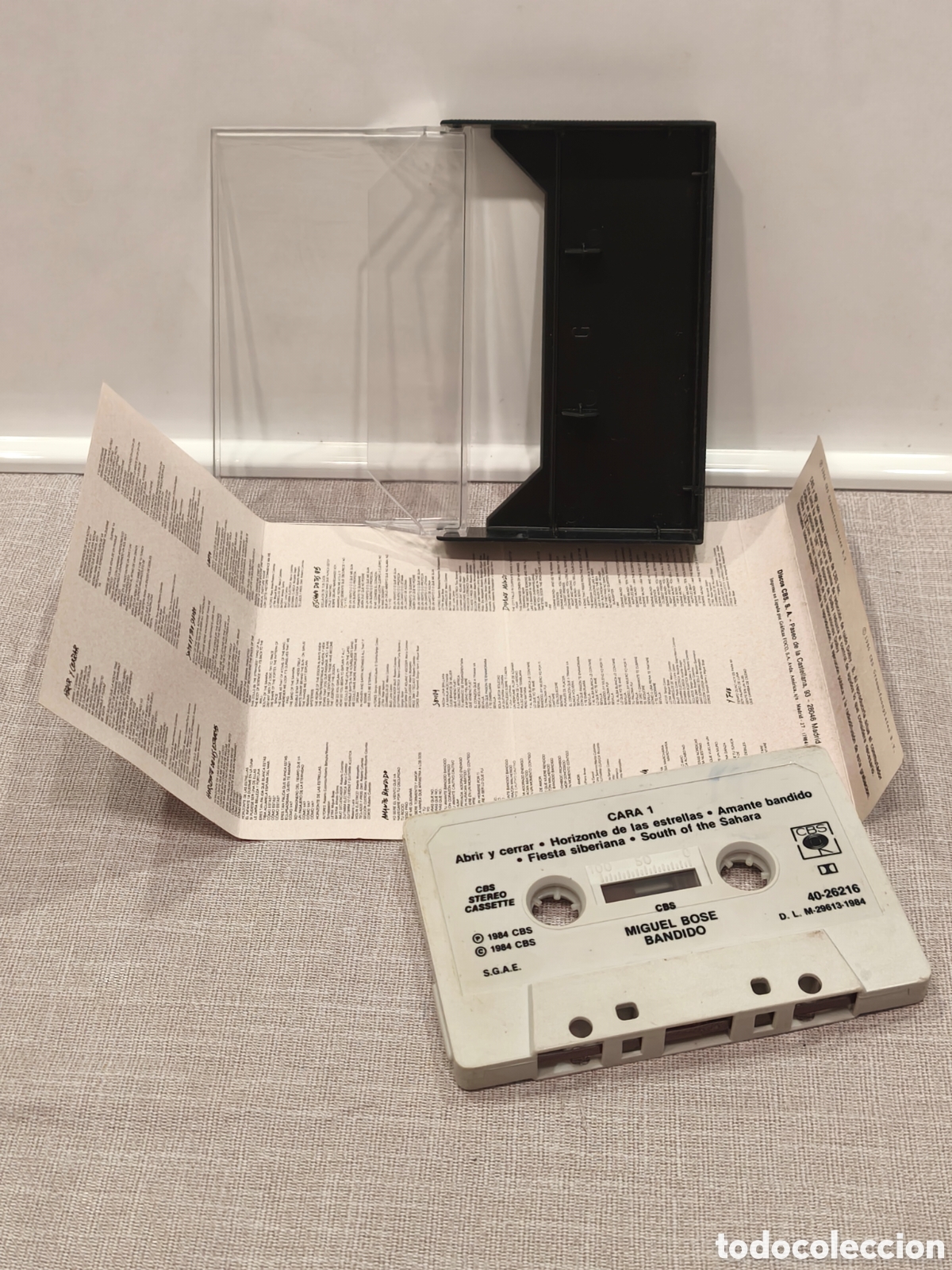 Casetes antiguos: Cinta de Cassette Miguel Bos&eacute; - Foto 4