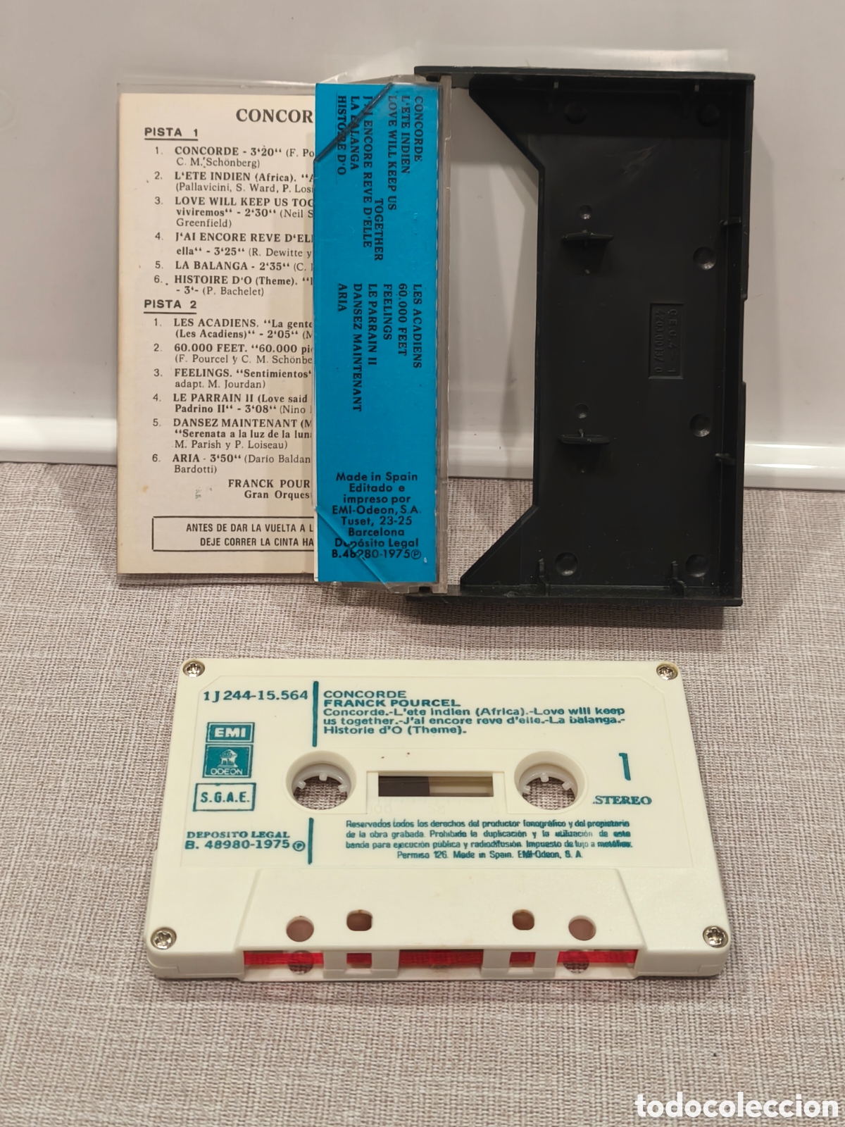 Casetes antiguos: Cinta cassette Franck Pourcel - Foto 4