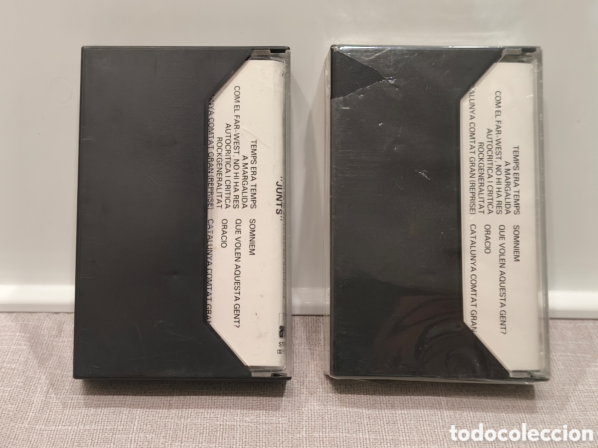 Casetes antiguos: 2 cintas de cassette JUNTS (Una precintada) - Foto 2