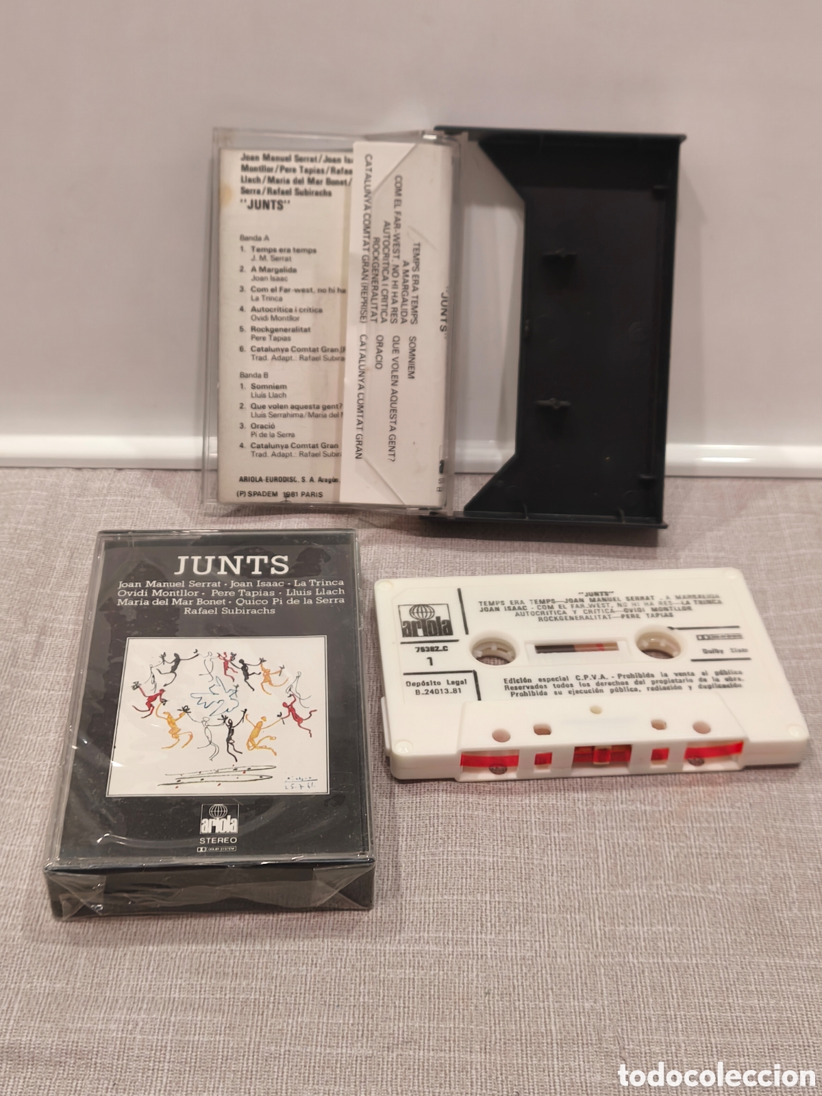 Casetes antiguos: 2 cintas de cassette JUNTS (Una precintada) - Foto 4