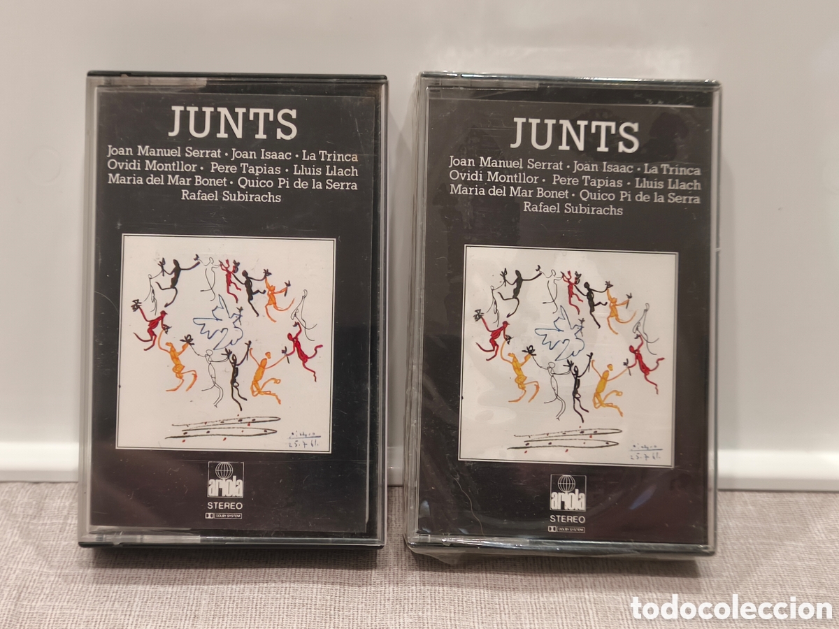 Casetes antiguos: 2 cintas de cassette JUNTS (Una precintada)