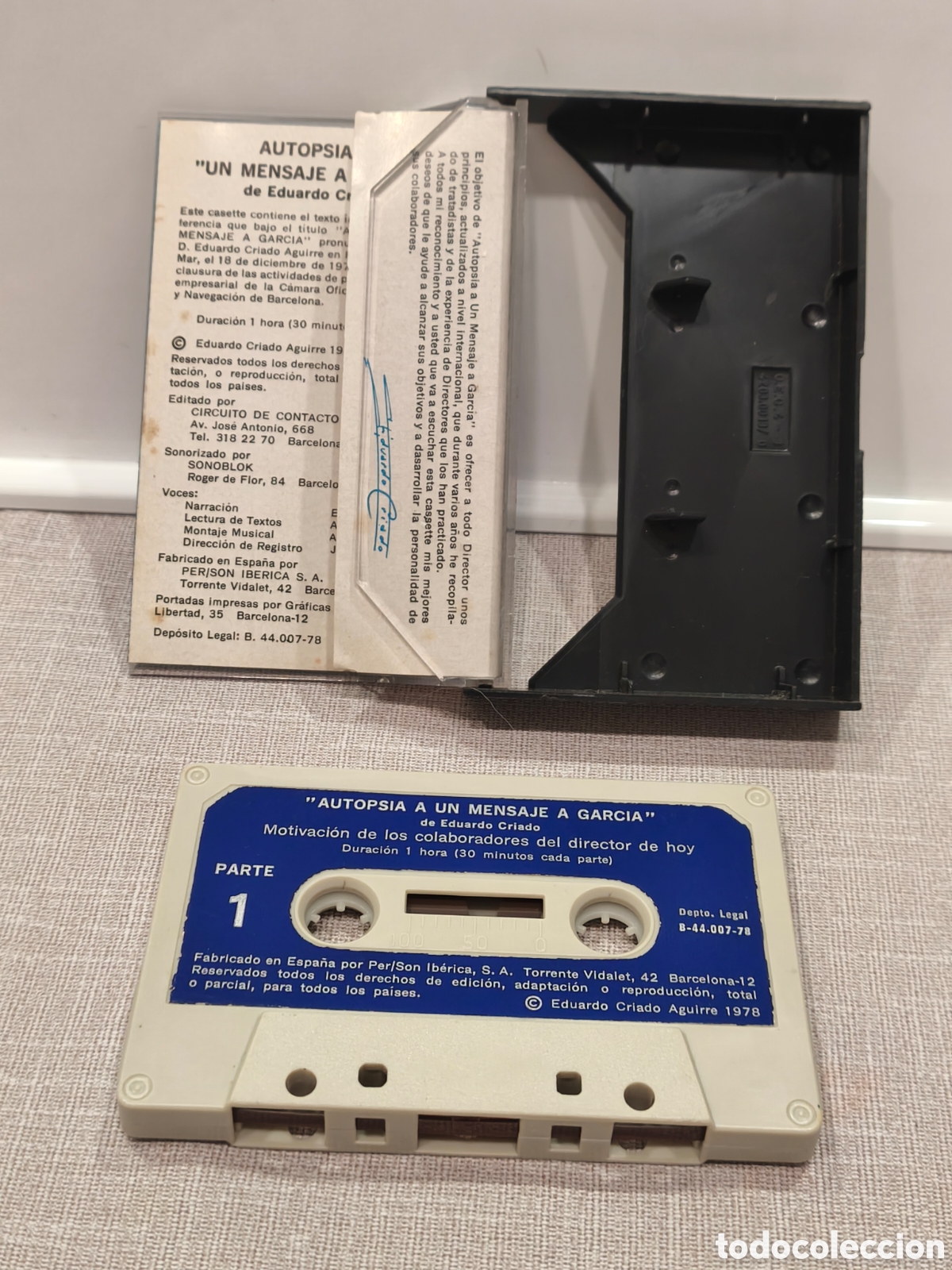 Casetes antiguos: Cinta cassette Autopsia - Foto 4
