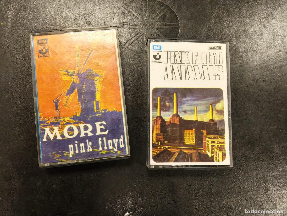 Casetes antiguos: 2 CINTAS CASET CASSETTE EMI - PINK FLOYD - MORE / ANIMALS