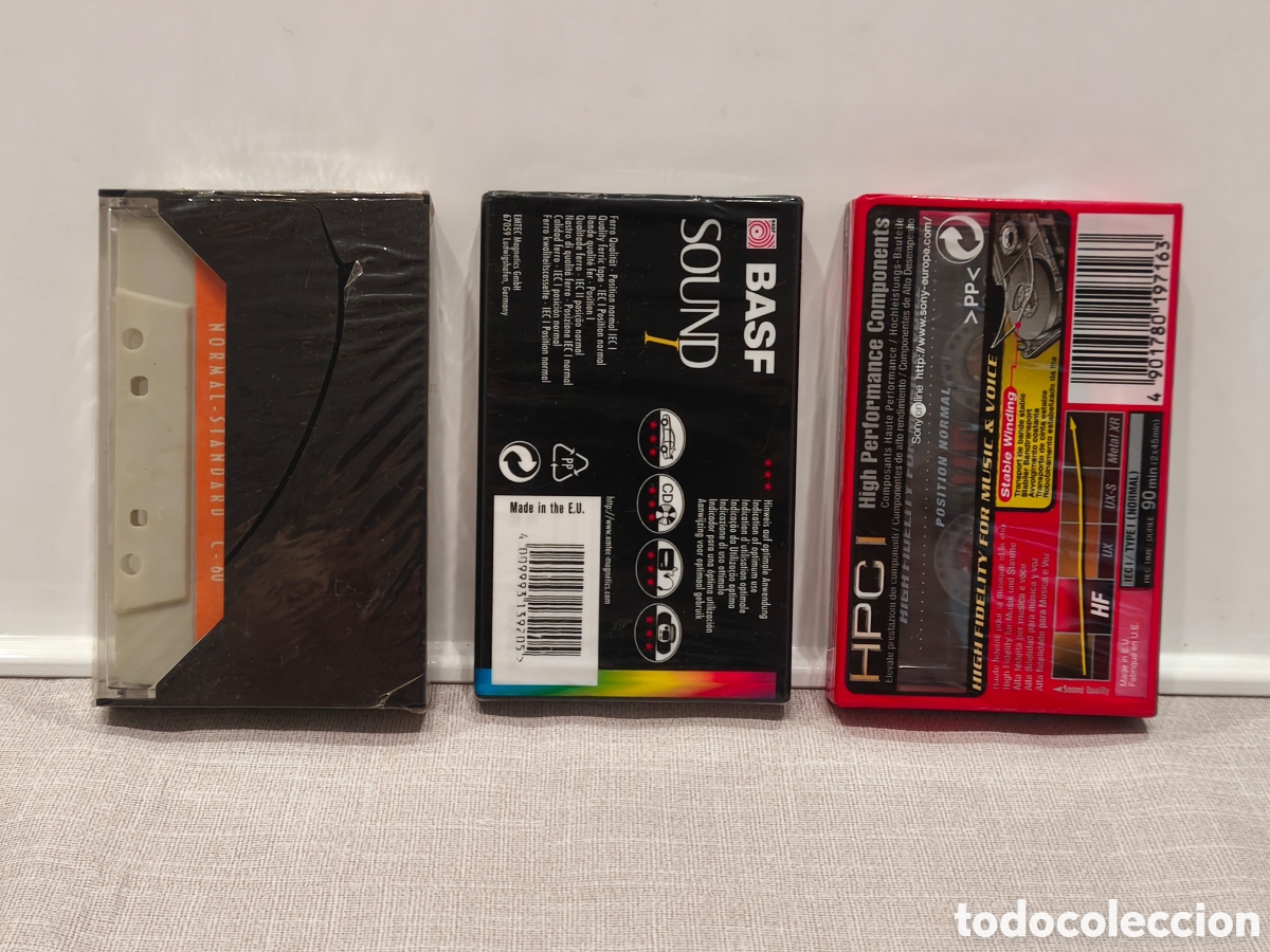 Casetes antiguos: Cintas de cassette precintadas para grabar - Foto 2