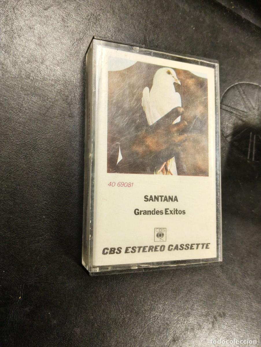 Casetes antiguos: CINTA CASET CASSETTE CBS - SANTANA - GRANDES EXITOS
