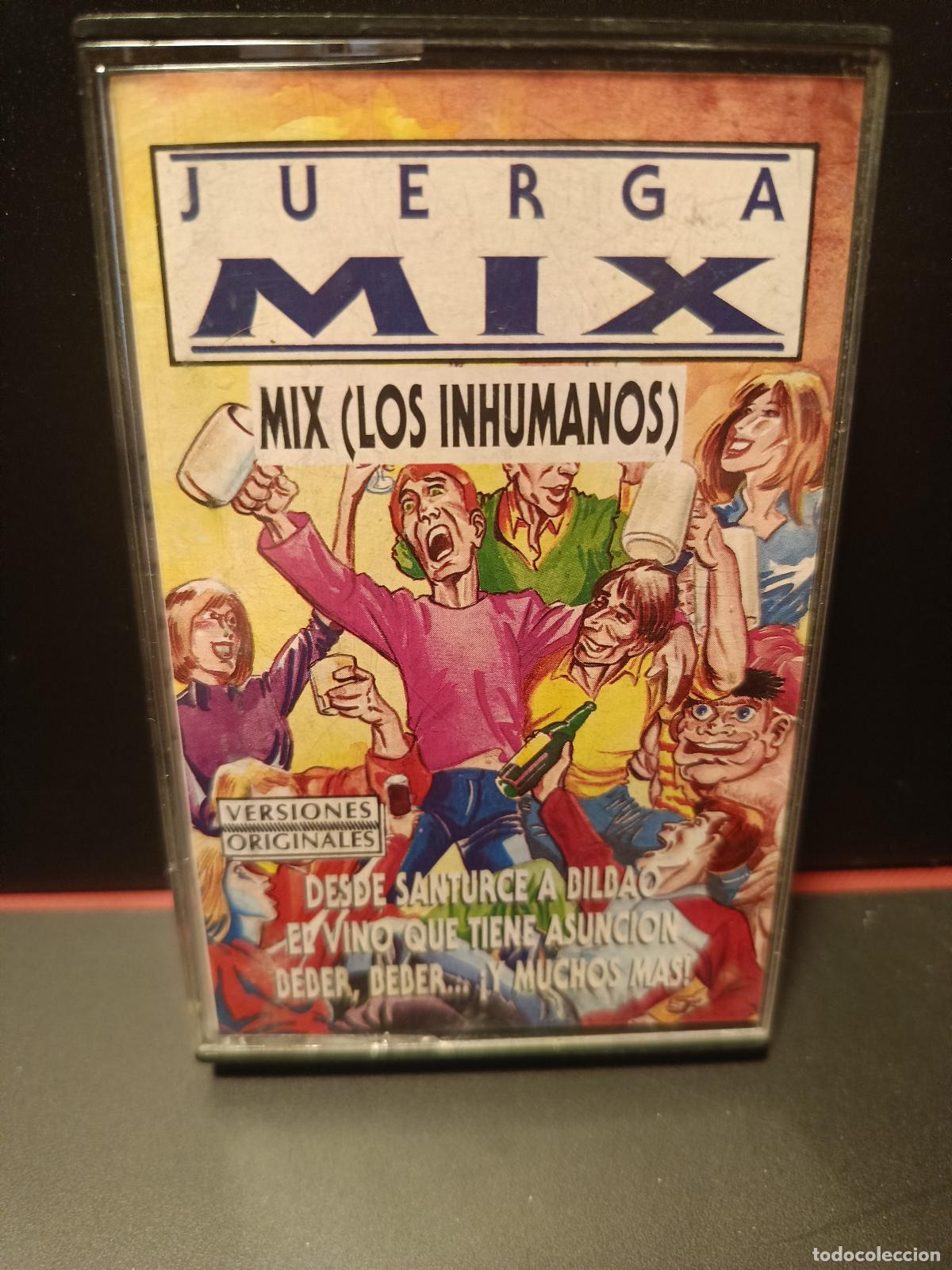 Casetes antiguos: JUERGA MIX LOS INHUMANOS Y OTROS CASSETTE CINTA PEPETO