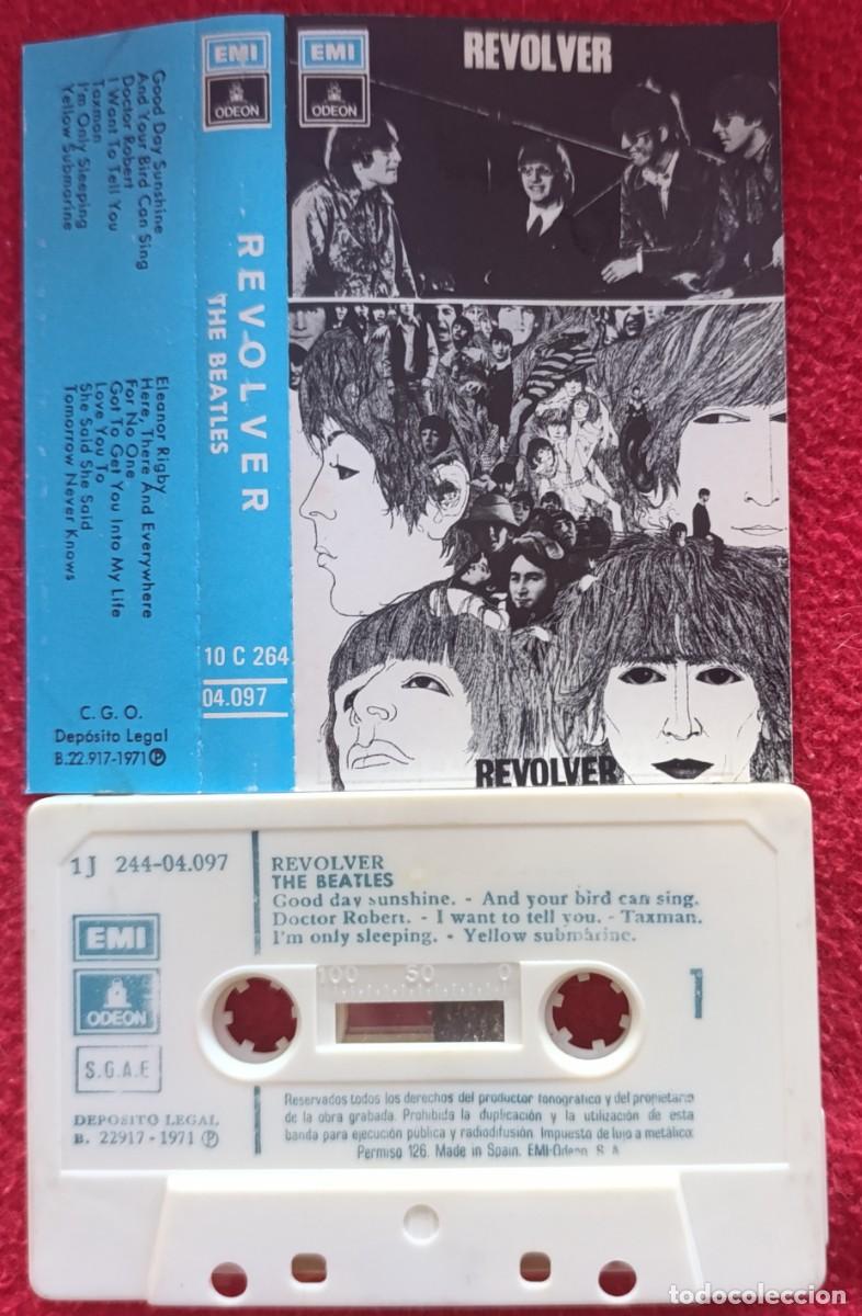Casetes antiguos: THE BEATLES - REVOLVER CASSETTE 1971 RARA EDICION ESPA&Ntilde;OLA