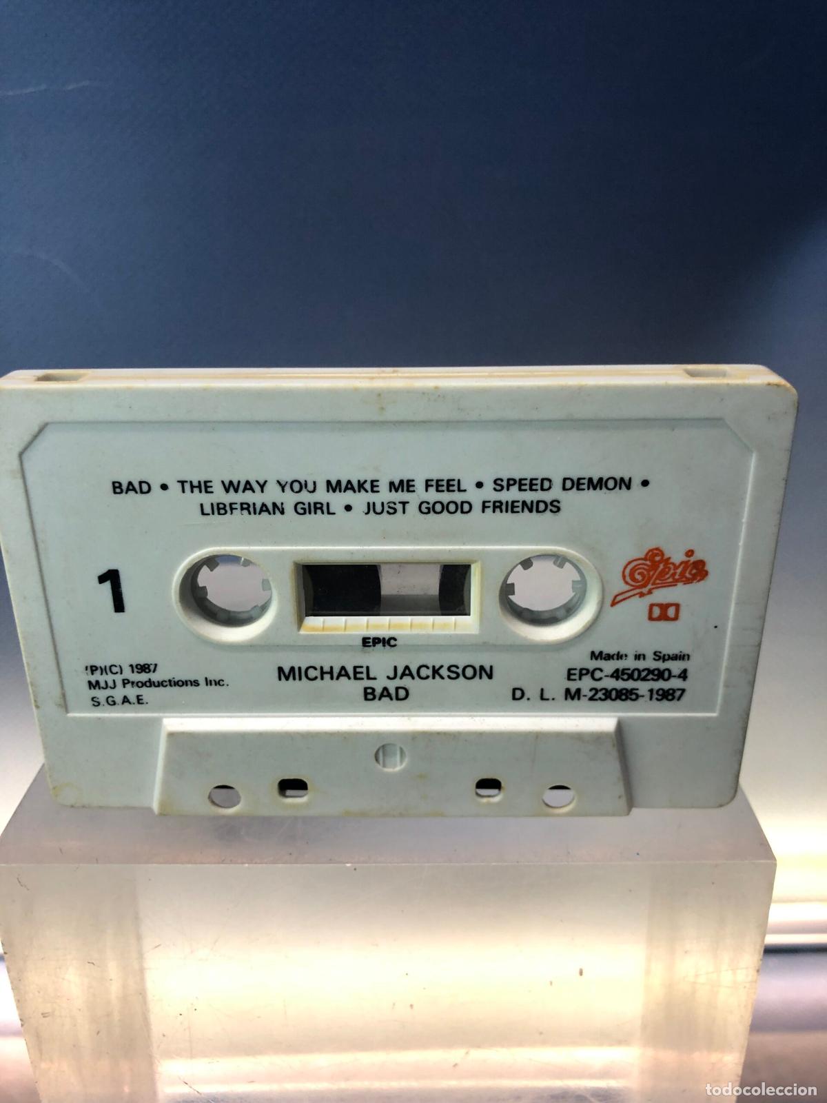Casetes antiguos: Casete, Michael Jackson, Bad - Foto 4