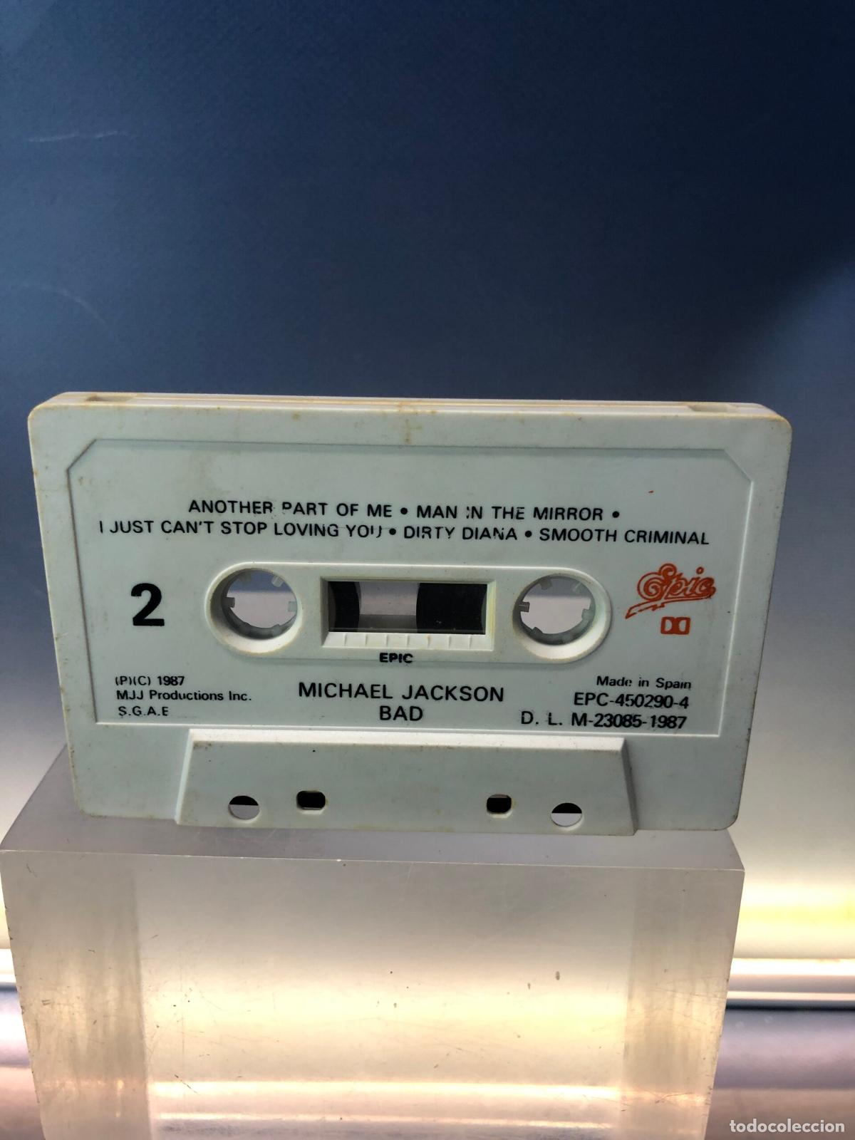 Casetes antiguos: Casete, Michael Jackson, Bad - Foto 5