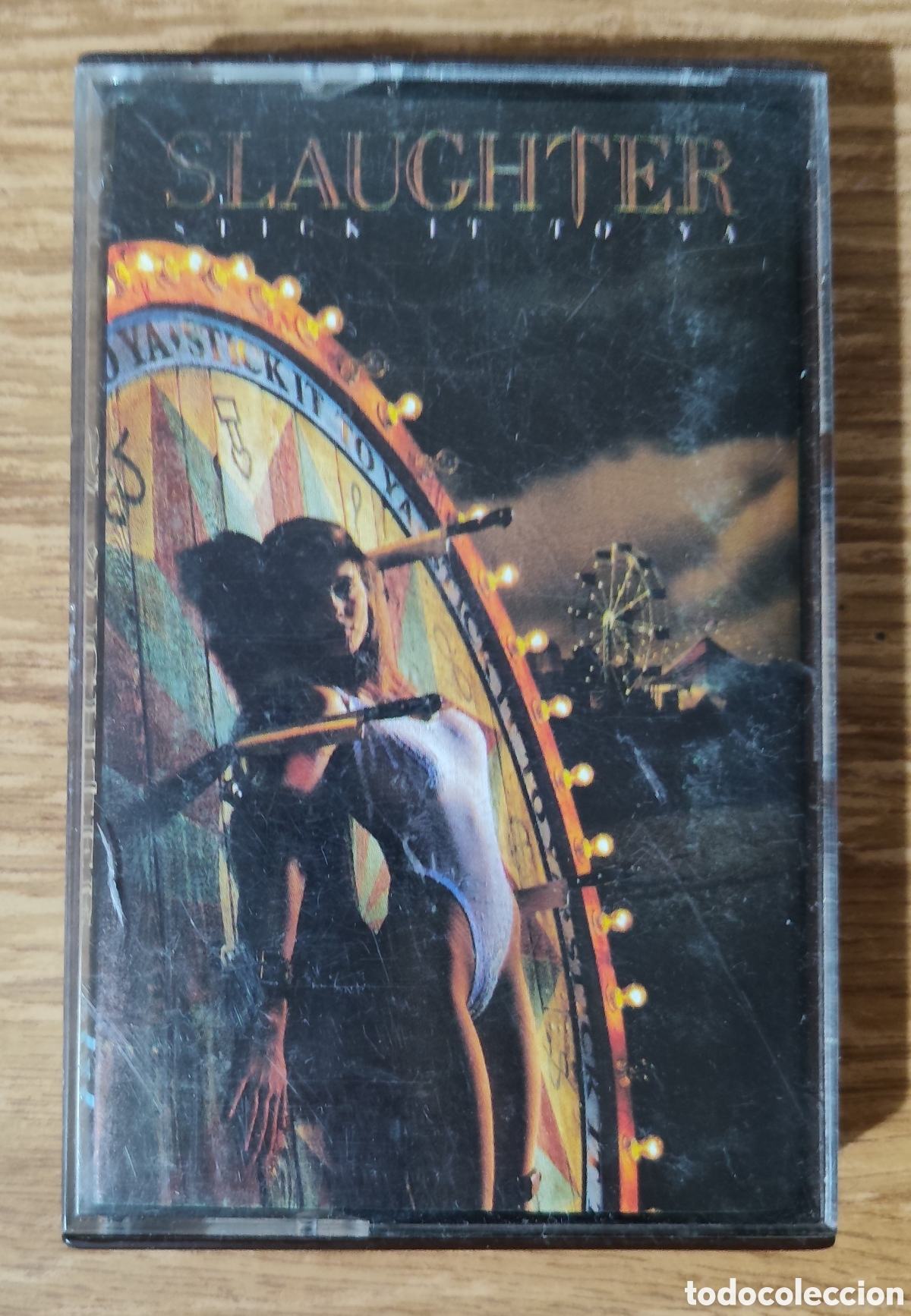 Old Cassettes: Cassette Slaughter - Stick it to ya (1990) ed. espa&ntilde;ola