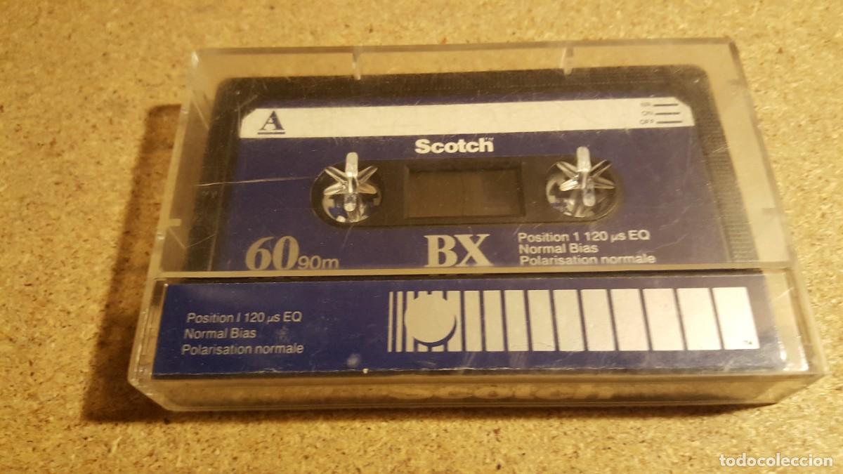 Casetes antiguos: Cinta de m&uacute;sica/casete/cassette para grabar, marca Scotch.