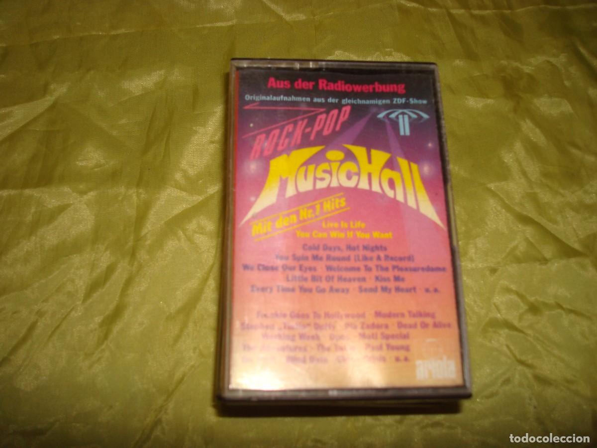 Casetes antiguos: ROCK POP MUSIC HALL. ARIOLA, 1984. CASETE