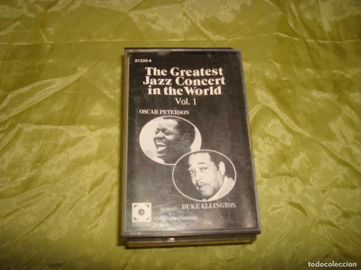 Casetes antiguos: THE GREATEST JAZZS CONCERT IN THE WORLD. VOL. 1. OSCAR PETERSON, DUKE ELLINGTON. 1982.. CASETE