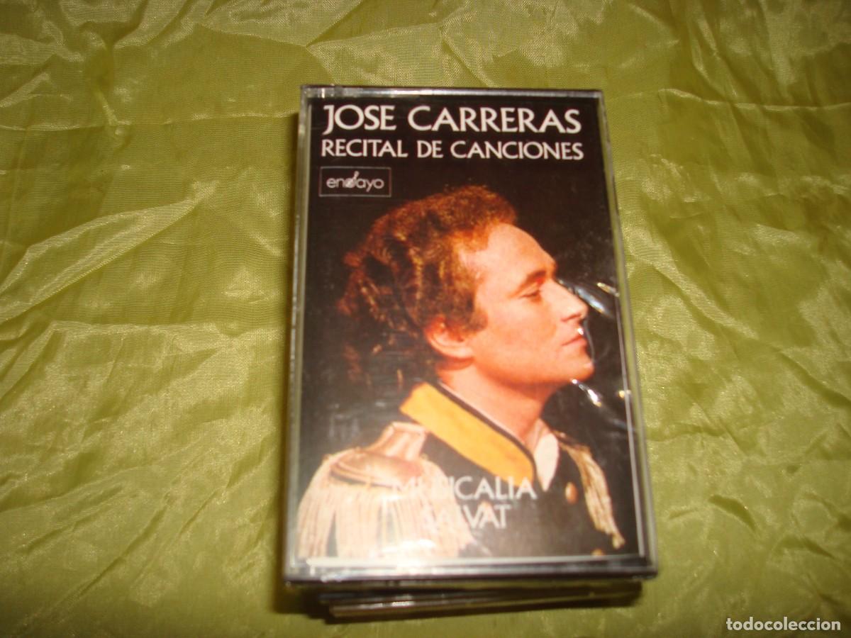 Casetes antiguos: JOSE CARRERAS. RECITAL DE CANCIONES. MUSICALIA SALVAT. CASETE. PRECINTADO (#)