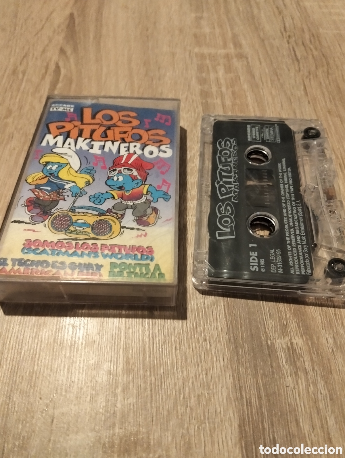 Casetes antiguos: CASETE LOS PITUFOS MARINEROS