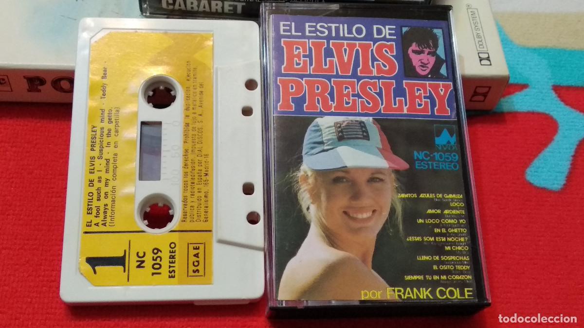 Casetes antiguos: EL ESTILO DE ELVIS PRESLEY POR FRANK COLE - 1977 NEVADA DIAL DISCOS CASETE CINTA CASSETTE
