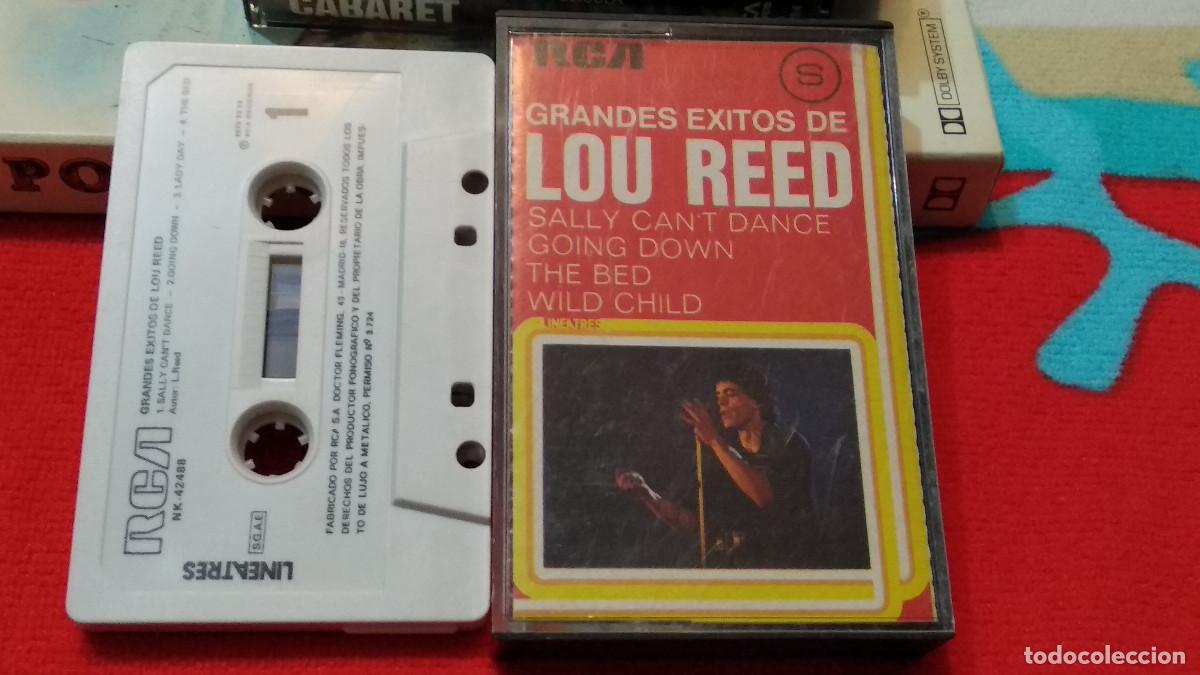 Casetes antiguos: GRANDES &Eacute;XITOS DE LOU REED - 1978 RCA Alternative Rock CASETE CINTA CASSETTE