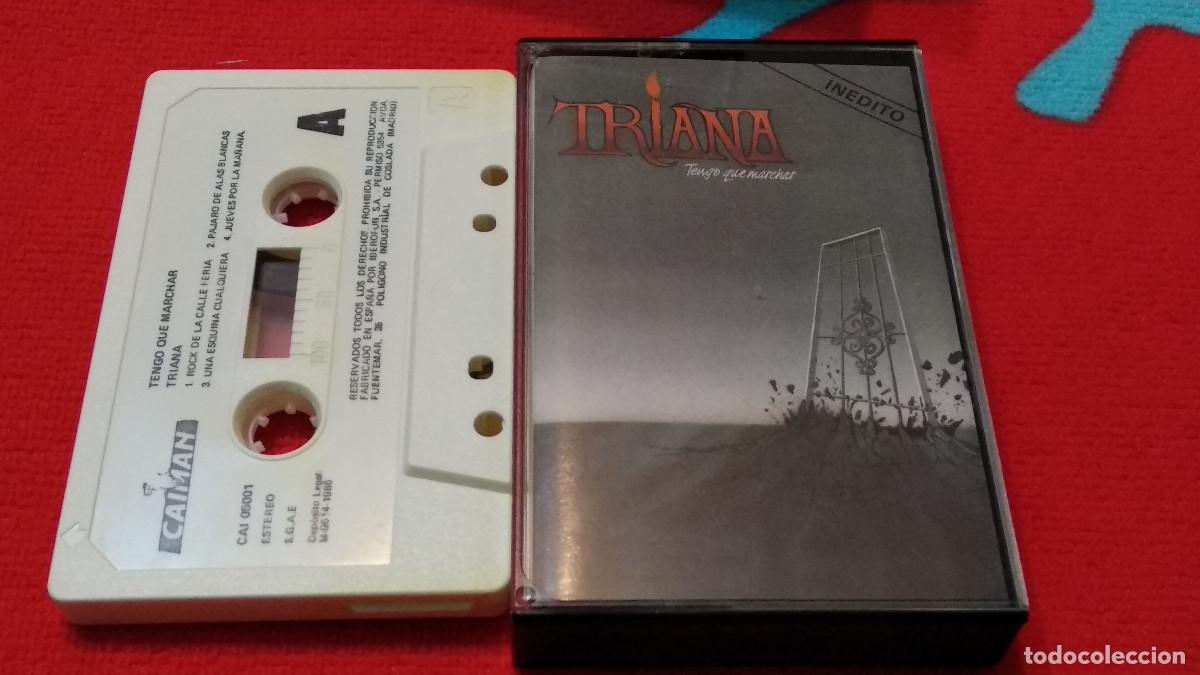 Casetes antiguos: Triana &ndash; Tengo Que Marchar / Rock ANDALUZ - 1986 CAIMAN DISCOS CASETE CINTA CASSETTE