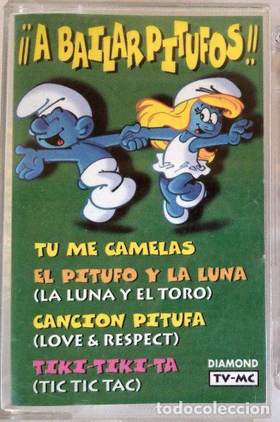 Cassette antiche: Los Pitufos &ndash; &iexcl;&iexcl;A Bailar Pitufos!! (Cassette, Diamond 6600294)