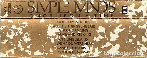 Casetes antiguos: Simple Minds &ndash; Once Upon A Time (Cassette, Virgin ML 407350) - Foto 2