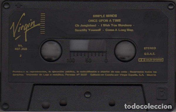 Casetes antiguos: Simple Minds &ndash; Once Upon A Time (Cassette, Virgin ML 407350) - Foto 4