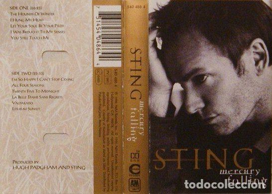 Casetes antiguos: Sting &ndash; Mercury Falling (Cassette, A&M Records 540 486 4) - Foto 2