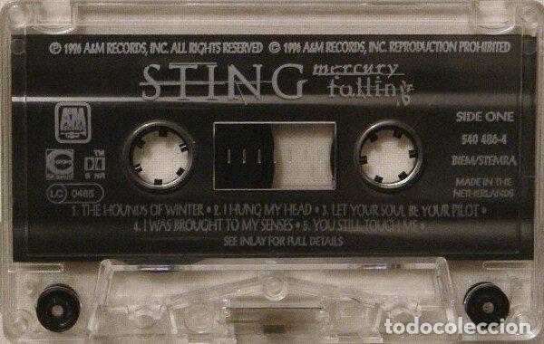 Casetes antiguos: Sting &ndash; Mercury Falling (Cassette, A&M Records 540 486 4) - Foto 4